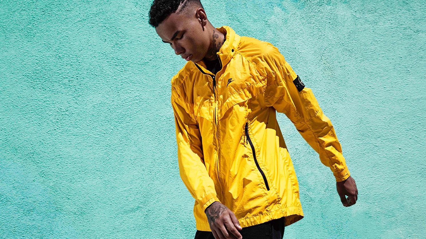 NikeLab x Stone Island launch the new Windrunner Today at NikeLab s new store opening