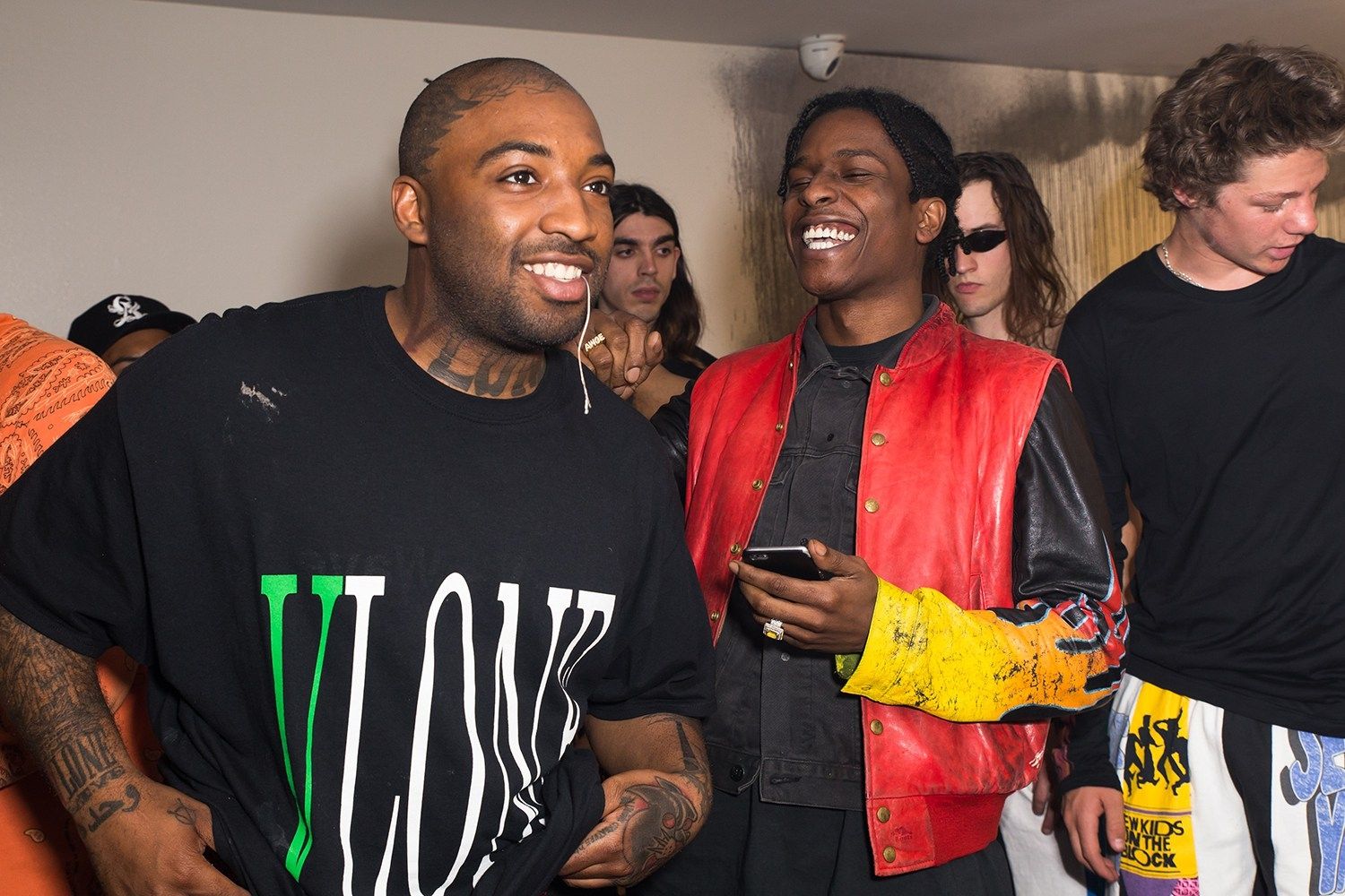 A$AP Rocky & A$AP Bari VLONE Pop-Up store in LA - With OFF-WHITE