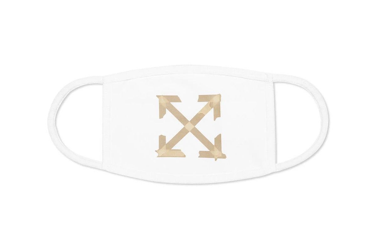 off white Off-White オフホワイト マスク 大人用 ふつうサイズ