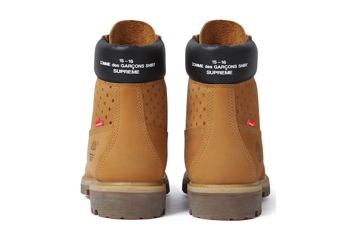 Supreme x COMME des GARÇONS x Timberland - FW15 capsule collection