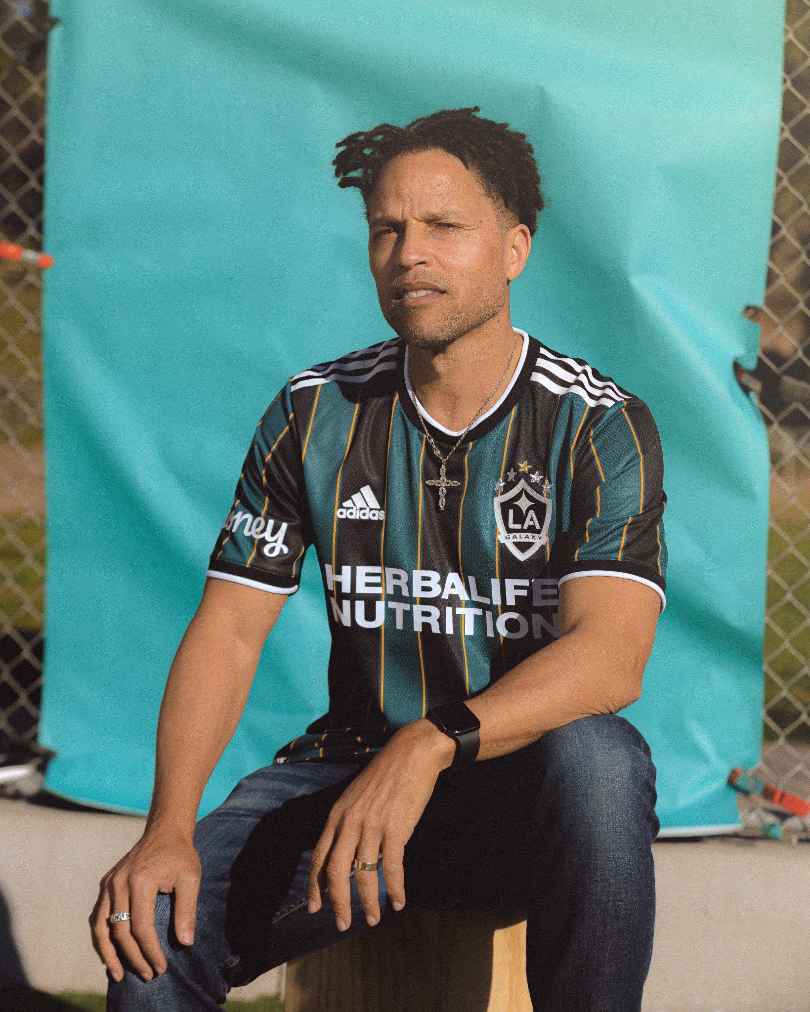The new adidas LA Galaxy kit comes from the 90s