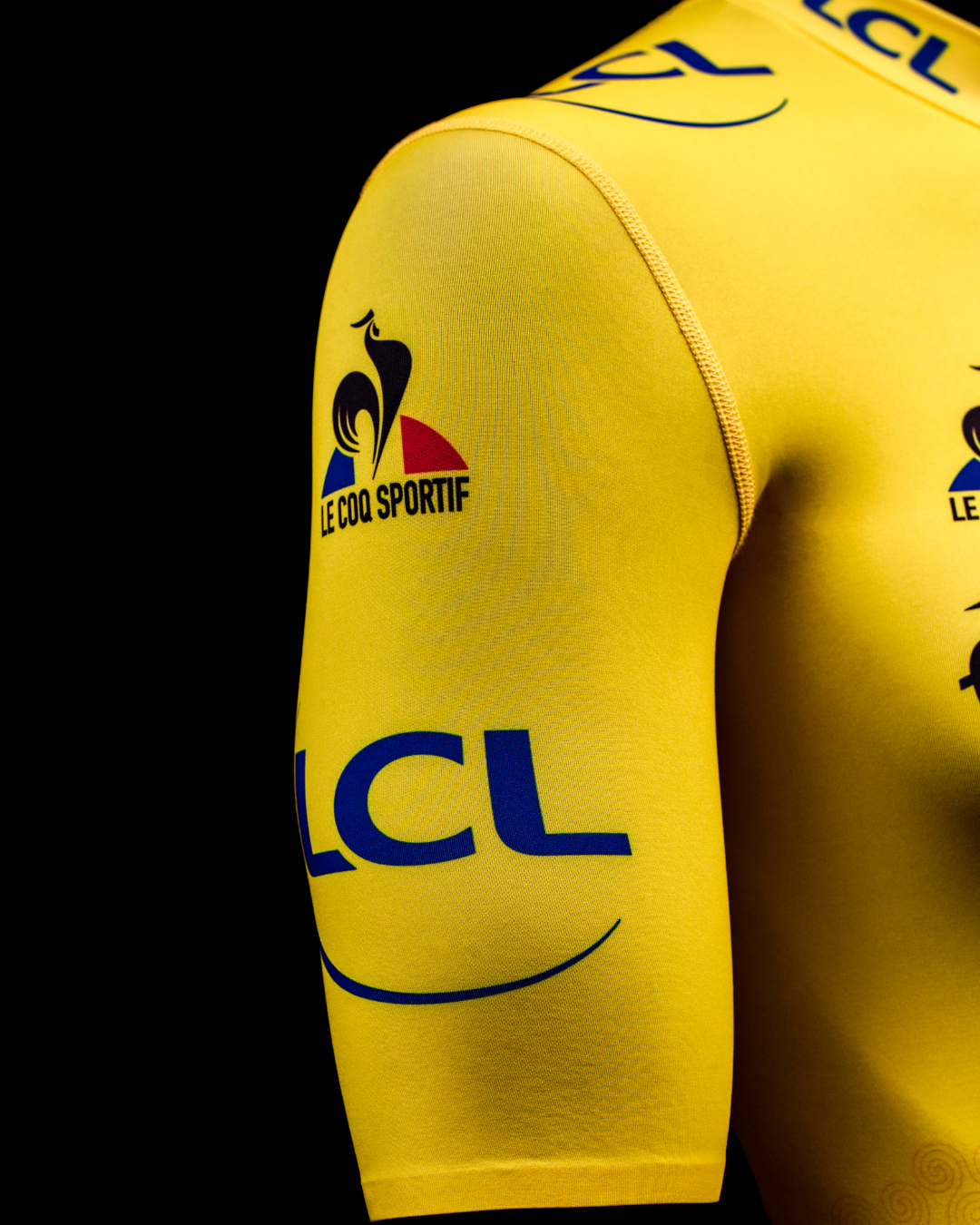 The two new yellow jerseys of Le Coq Sportif for the Tour De France