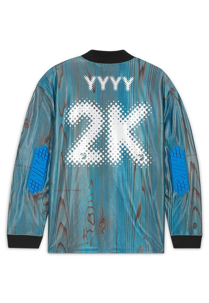 NIKE off-white ゲームシャツ　ゴールキーパー　ユニフォーム　L NIKE off-white ゲームシャツ ゴールキーパー ユニフォーム L