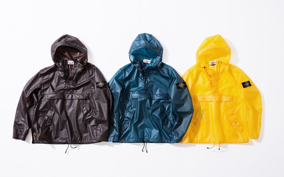 Camouflage anorak Supreme x Stone Island