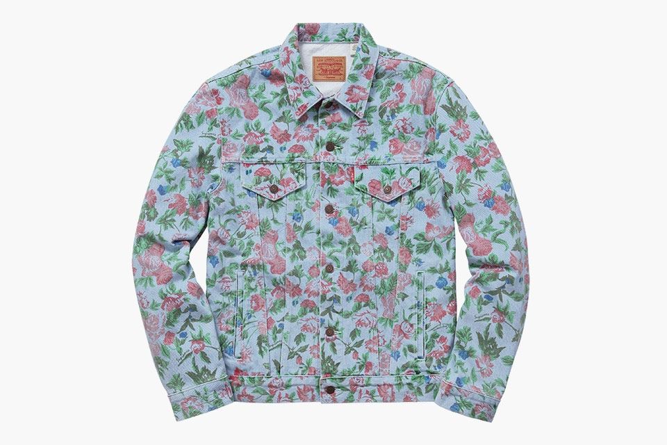 デッド M 16SS Supreme Levi's Floral Trucker nss magazine