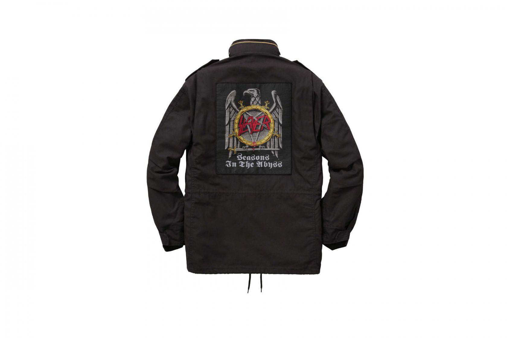 Supreme × Slayer 16aw ブラック ナイロンジャケット S Supreme × Slayer 16aw ブラック ナイロンジャケット S