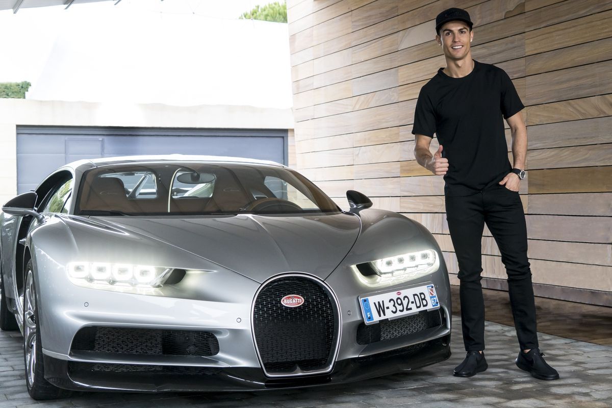 Cristiano Ronaldo and the Bugatti Chiron