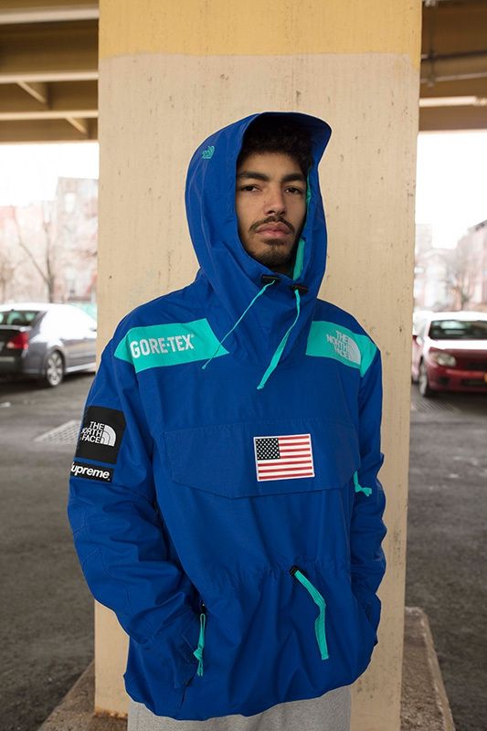 ￼Supreme/The North Face Fold Beanle Supreme X The North Face? Mountain Black 6 Panel Cap Hat