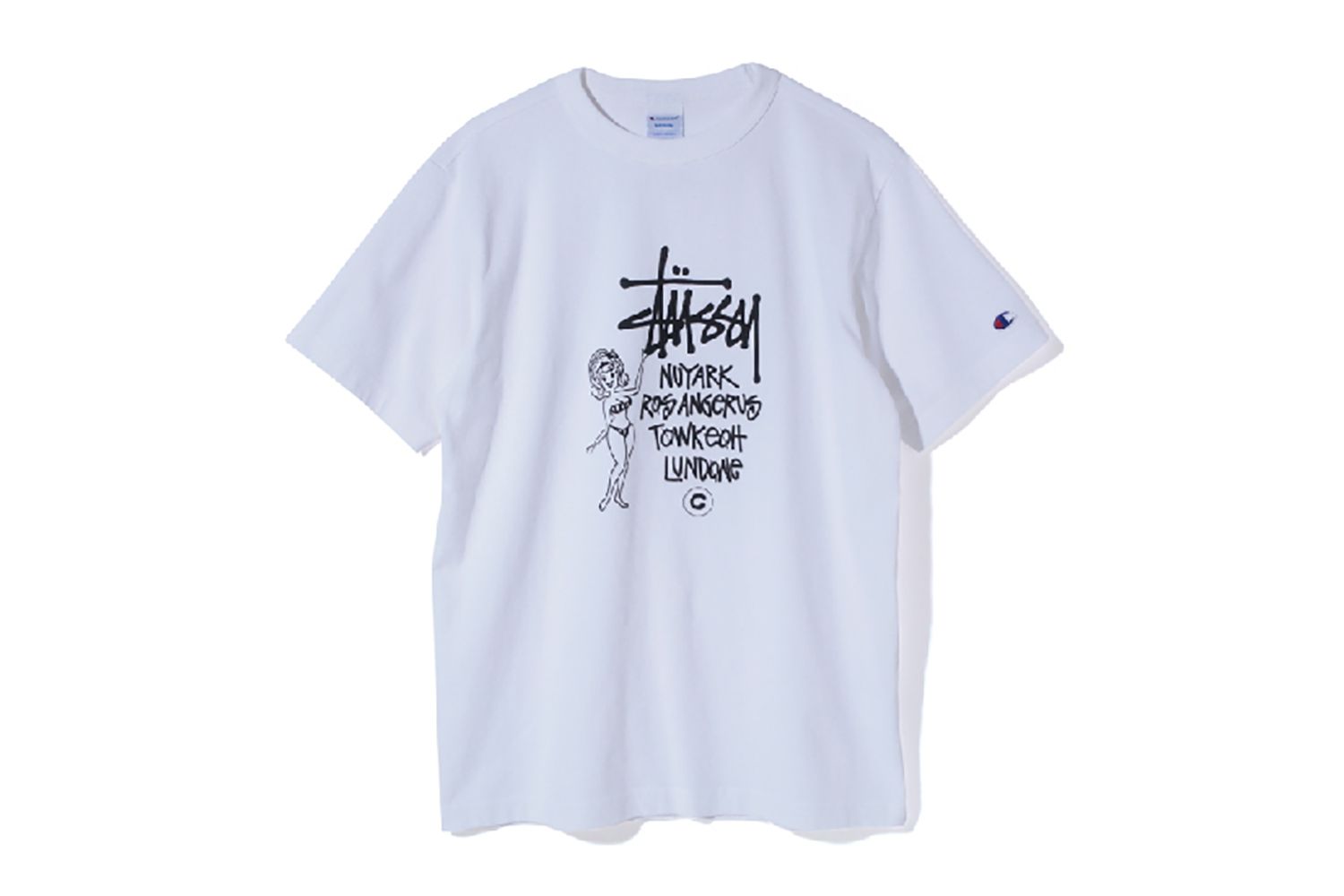 Stüssy and Champion launched a new t-shirts capsule