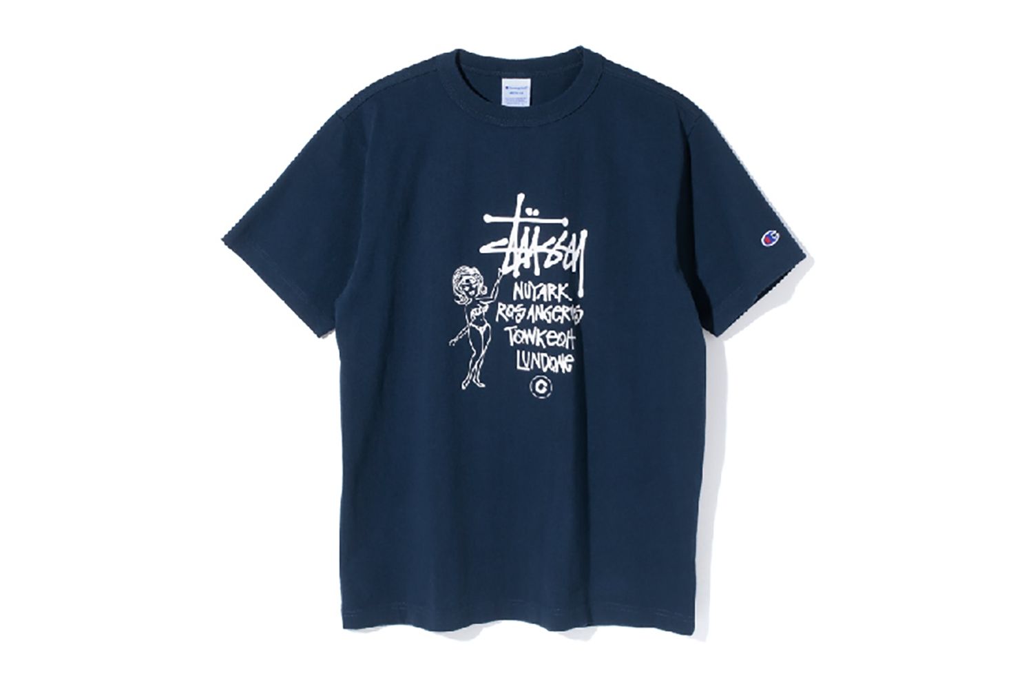 Stüssy and Champion launched a new t-shirts capsule