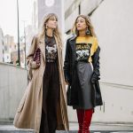 Emili Sindlev & Jeannette Madsen Girls spotted during last London Fashion Week