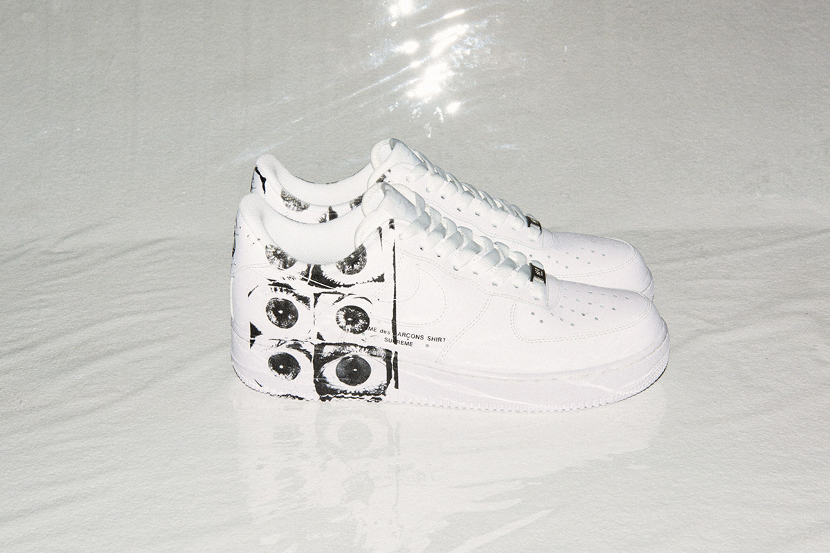 Nike Air Force 1 Low by Supreme x COMME des GARÇON SHIRT  display picture 2