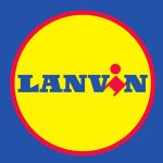 The artist that mixes logos to create a new one Lanvin and Lidl become a one-thing