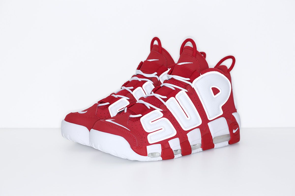 Supreme × Nike Air More Uptempo Supreme X Air More Uptempo 'Black' - Nike - 902290 001