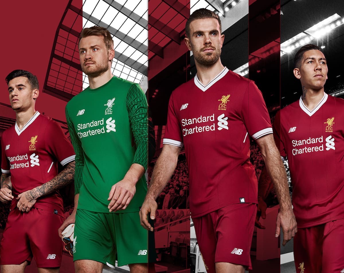 Liverpool FC 125th-anniversary New Balance kit - nss sports