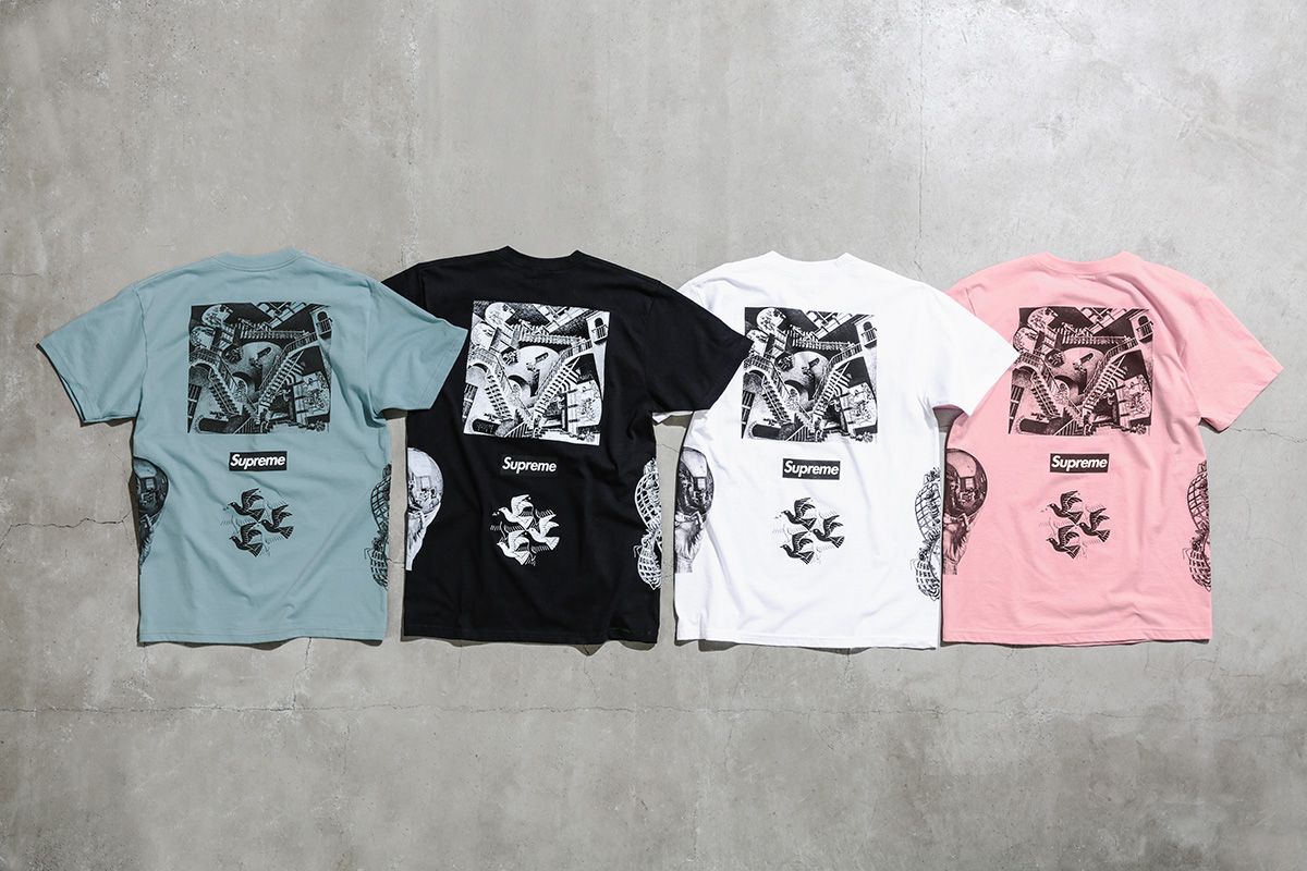 【希少】17ss Supreme M.C. Escher Eye コラボ　XL 希少】17ss Supreme M.C. Escher Eye コラボ XL - メルカリ