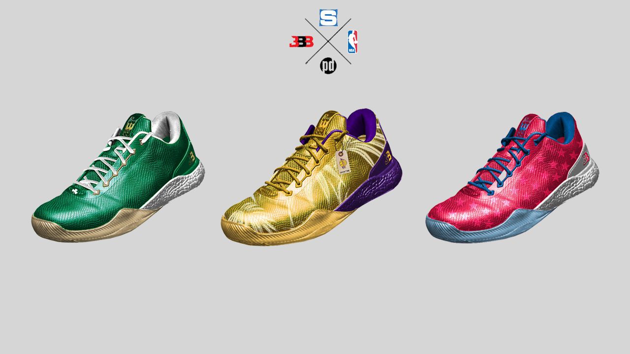 Lonzo Ball's shoes imagined with NBA teams colorways