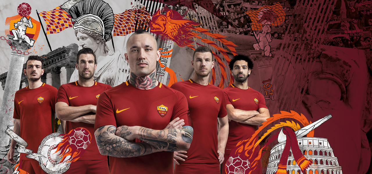 Nike presents AS Roma 2017/2018 home kit - nss sports