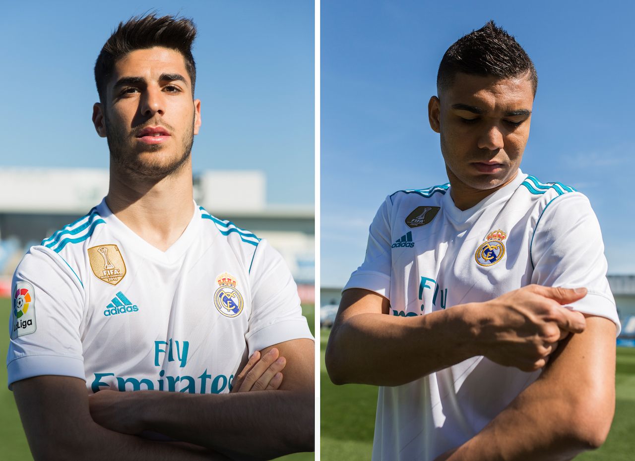 ウェア REAL MADRID - 2017/2018 (Home) REAL MADRID 2017 2018 HOME FOOTBALL SHIRT SOCCER JERSEY