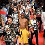 Dolce & Gabbana has been at the center of controversy during the Milan Fashion Week Menswear Miley Cyrus against brand politics and the model who protested during the fashion show