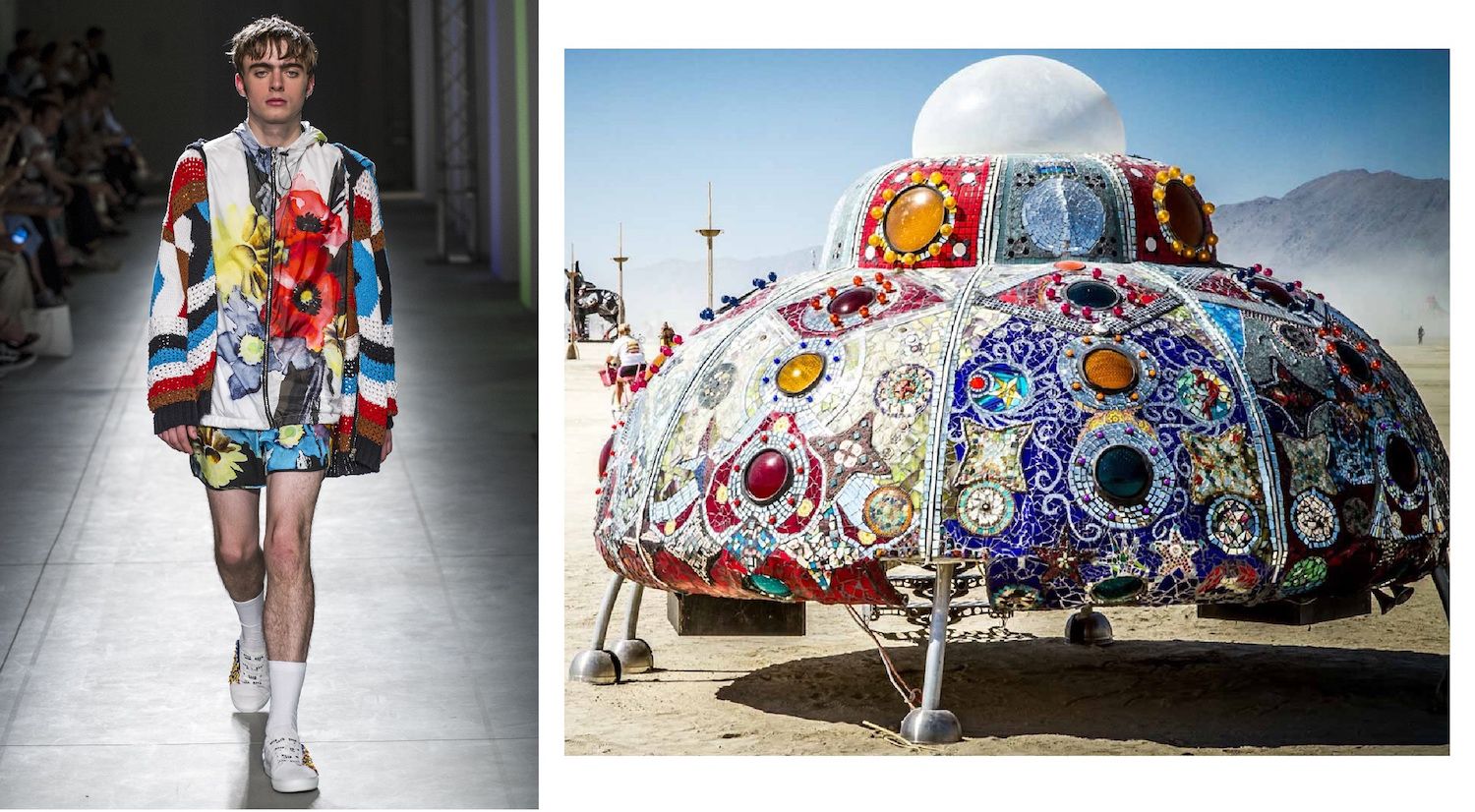 MSGM – detail from Burning Man Festival in Nevada