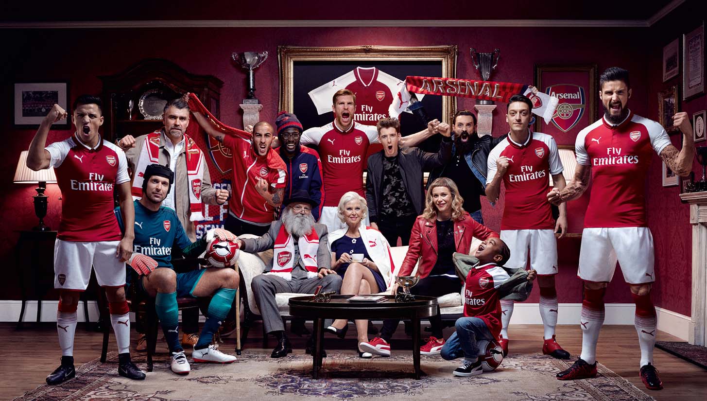 PUMA presents the new Arsenal home kit for the 17/18 season - nss