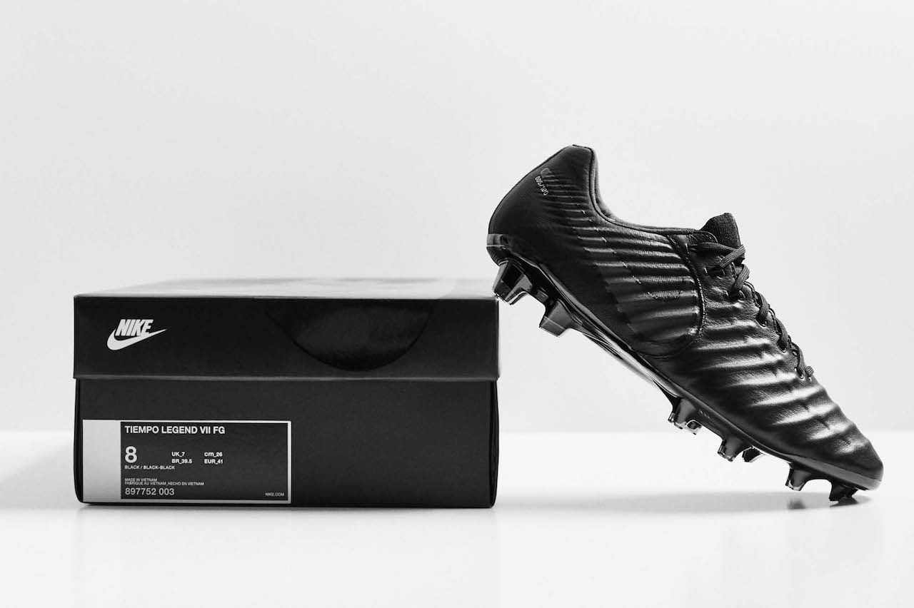 Nike tiempo black platinum best sale