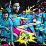 Nike Football unveiled Barcelona new away kit For the Blaugrana there's the return of the vivid blue coloration, already seen in some kit from the past
