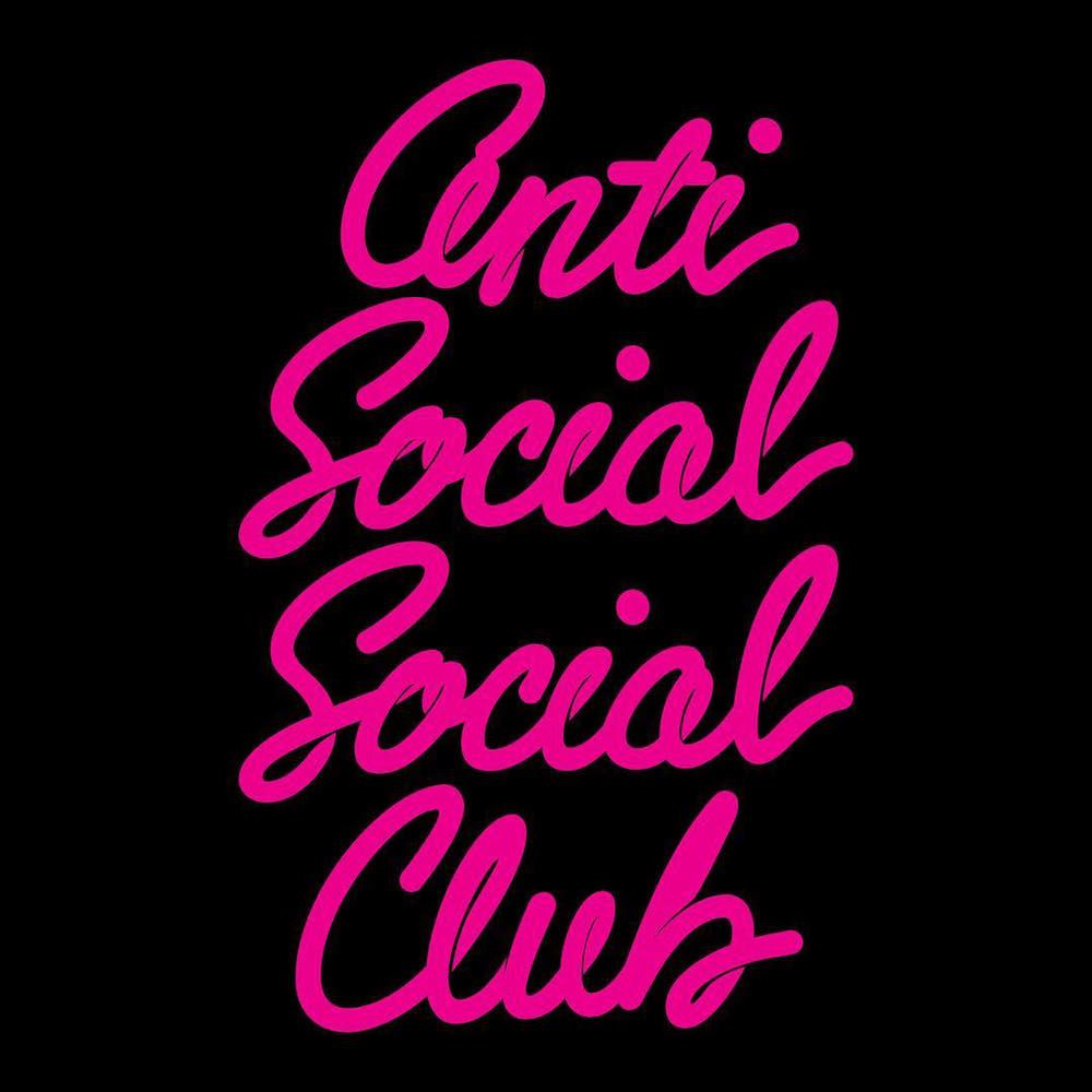 Anti social shop social club pink