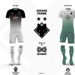I kit di Game of Thrones realizzati da Danny Finocchio Il designer ha immaginato le divise da calcio delle varie casate della popolare serie tv