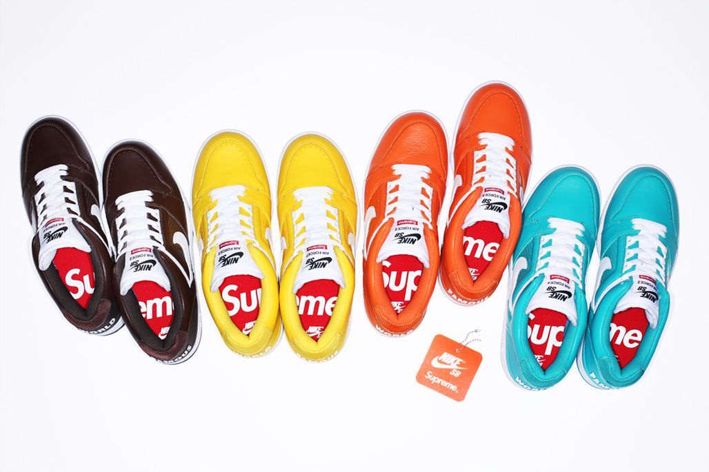 Supreme x Nike SB Air Force 2 - nss magazine