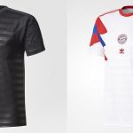 La maglietta retrò del Bayern Monaco di adidas Originals In due versioni: una classica e l'altra stealth