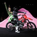 FENTY PUMA by Rihanna SS18 Among huge sands mountains made of pink glittery blush