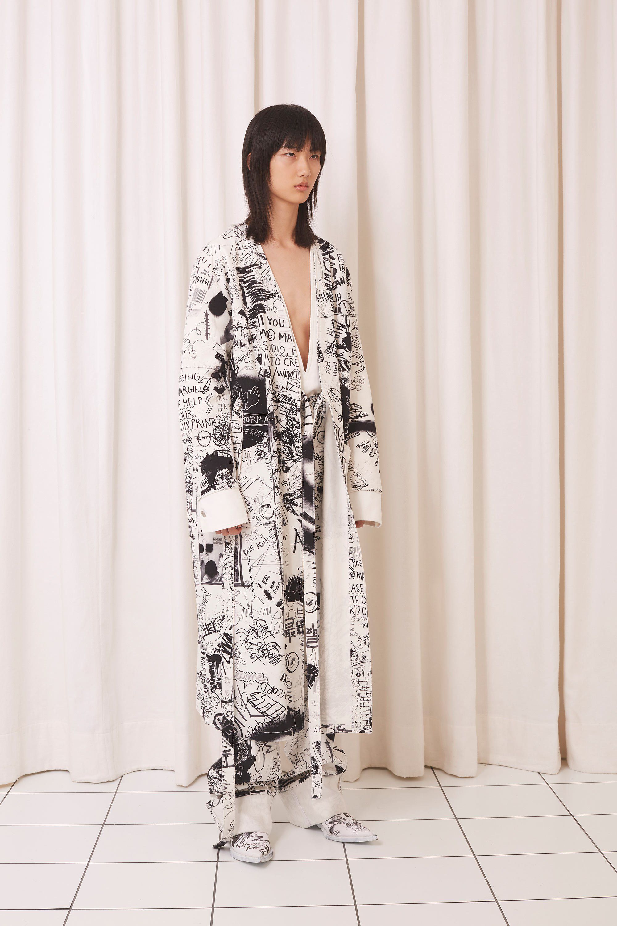 ワンピース MM6 Maison Margiela Dress like a Kimono MM6 Maison Margiela SS18 - nss magazine