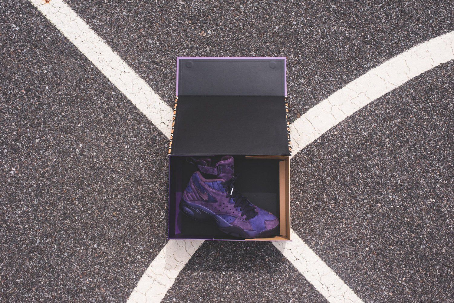 スニーカー Kith x NIKE Air Maestro 2 high 'KITH Purple' 2017 FW 17 Nike x Kith Air Maestro II High Sneakers | Purple | FARFETCH RO
