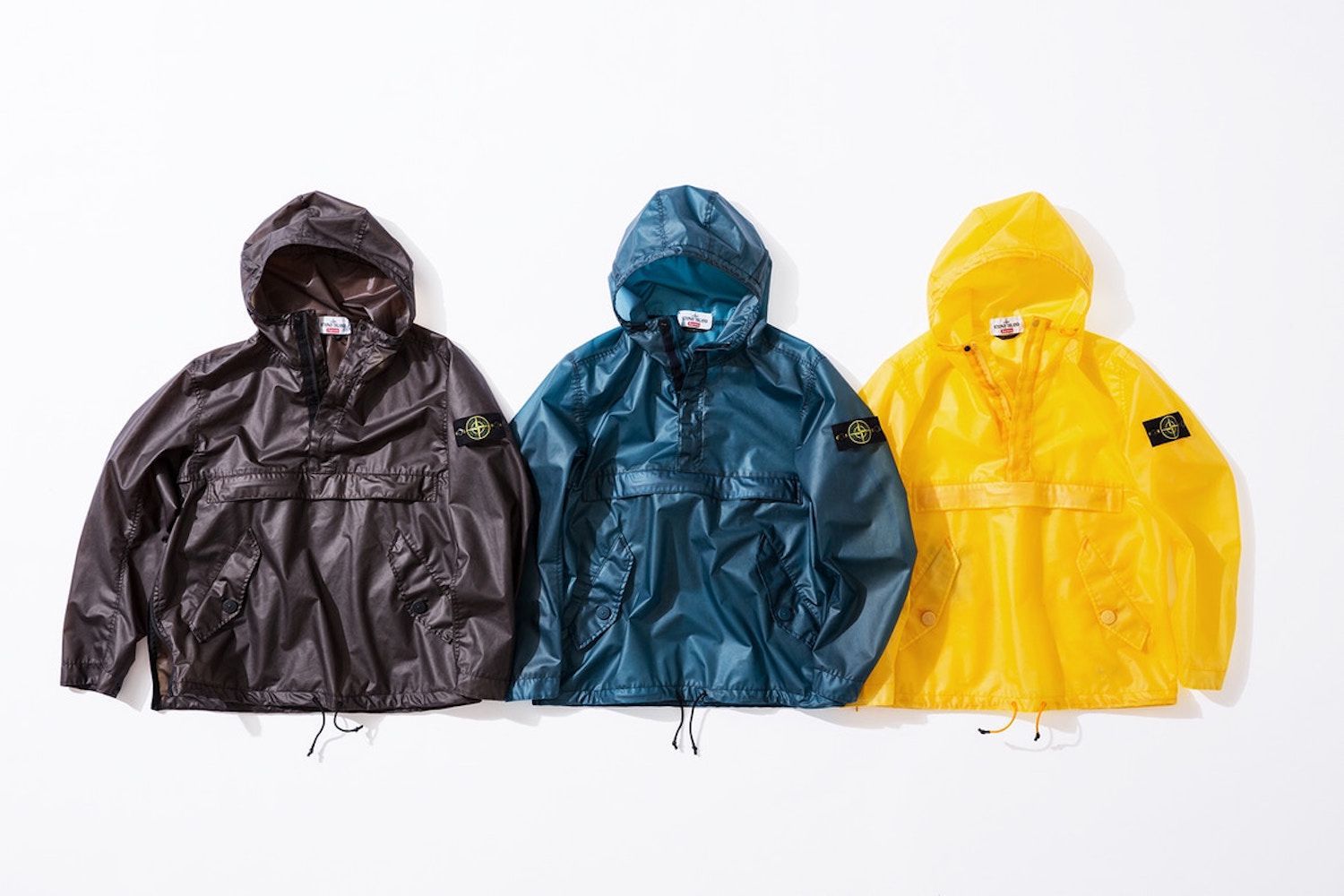 Supreme/Stone Island Poly Cover Composite Anorak about $648