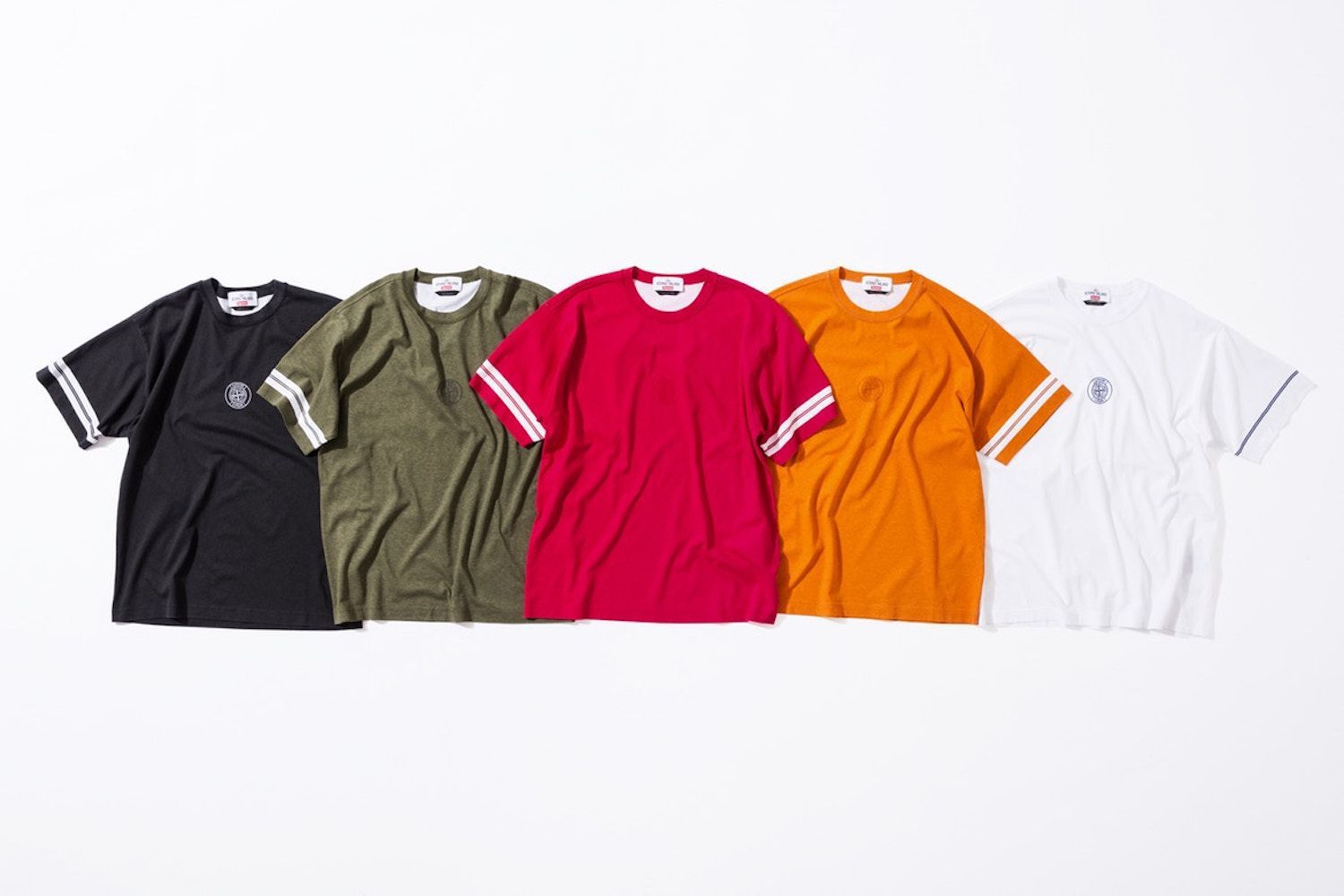 Supreme/Stone Island T-Shirt about $120