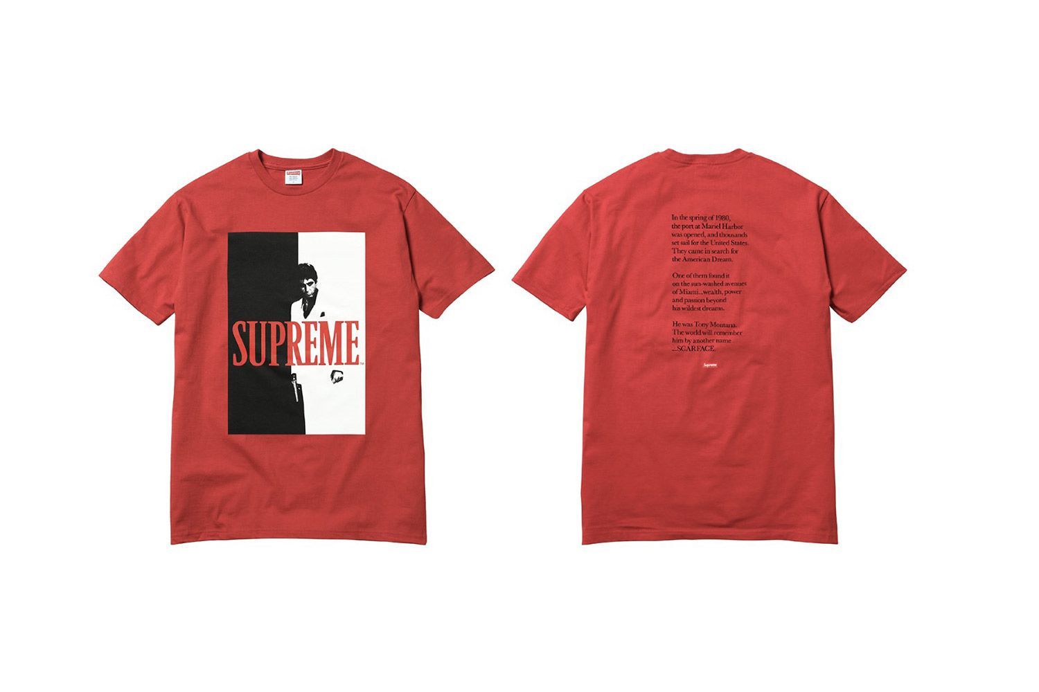 All the prices of the Supreme x Scarface capsule collection