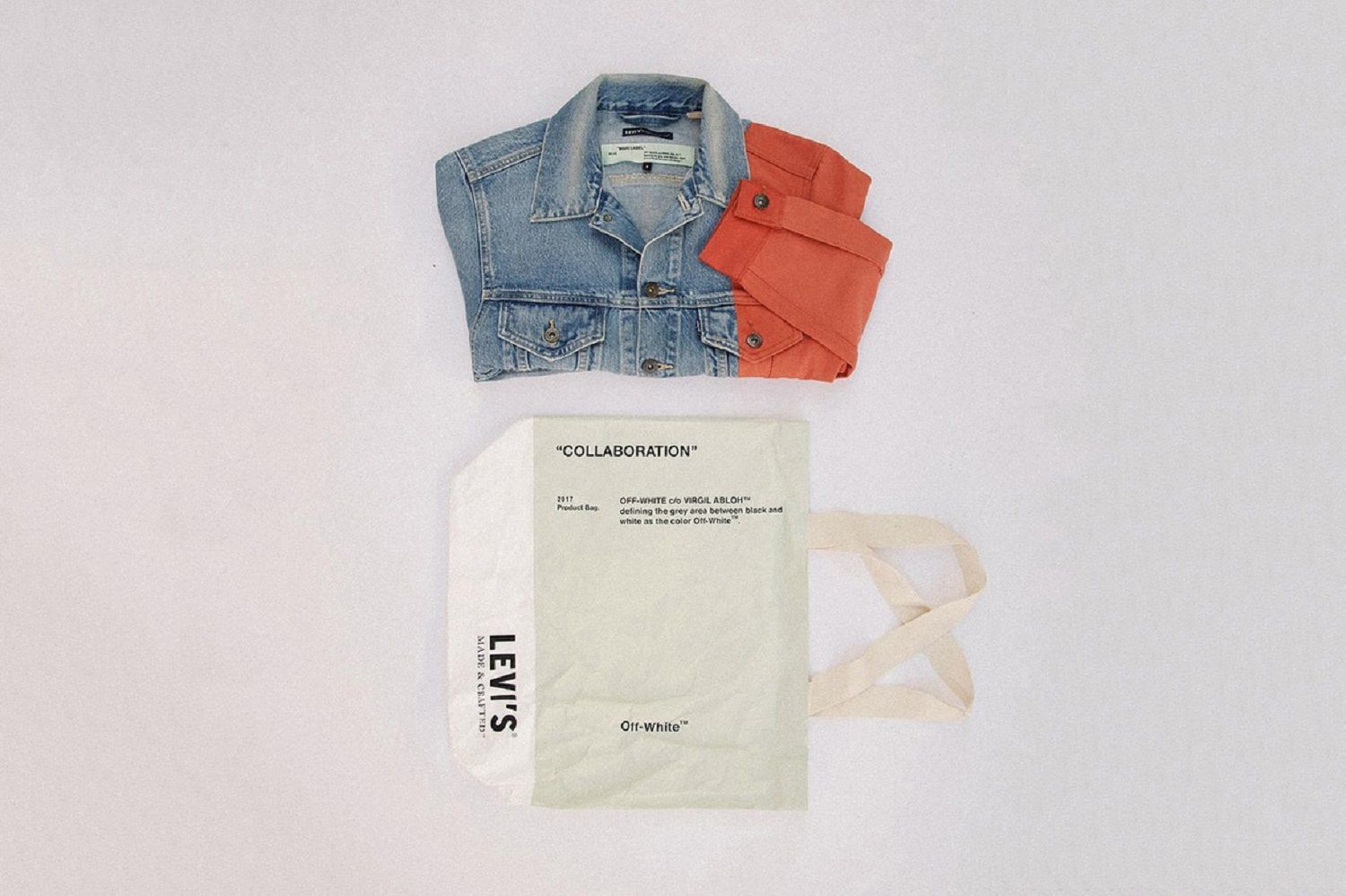 Levi's x store off white