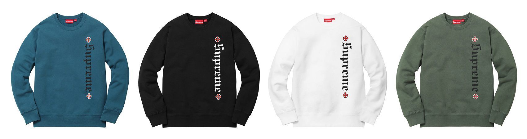 美品Supreme 17FW IndependentNylonAnorak XL Supreme x Independent FW17 capsule collection - nss magazine