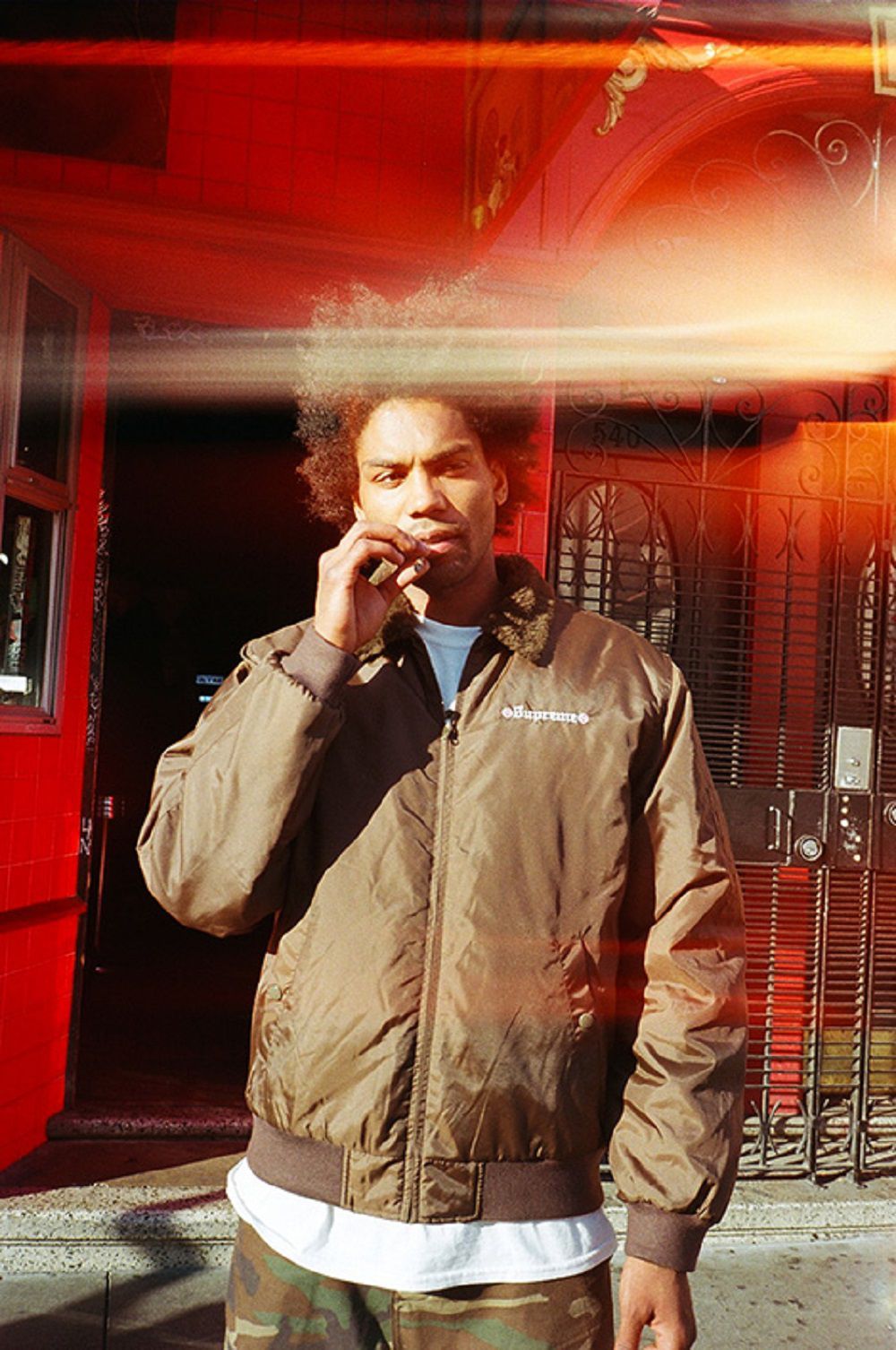 Supreme◆17AW/Independent Nylon Anorak/マウンテンパーカ/M/ナイロン/KHK// Supreme x Independent FW17 capsule collection - nss magazine