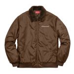 Sherpa Fleece Collar Bomber Jacket