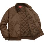 Sherpa Fleece Collar Bomber Jacket