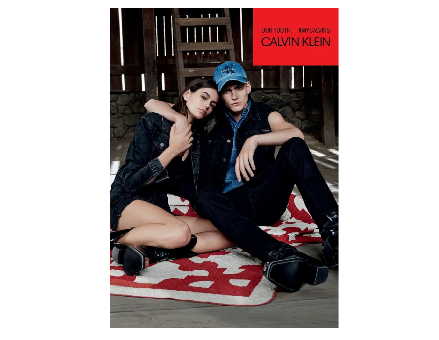Kaia Gerber and Presley Gerber Land Calvin Klein Campaign