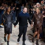 Kate Moss holds court at Louis Vuitton menswear show