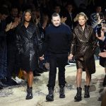 Louis Vuitton FW18: Kim Jones's farewell show The designer greets the audience holding hands with Naomi Campbell and Kate Moss