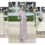 The flower garden of Chanel SS18 Haute Couture collection Karl Lagerfeld creates a collection full of romance and femininity