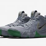Date un'occhiata alle Nike Kyrie 4 Parquet Sono ovviamente ispirate all'iconico design del parquet del TD Garden di Boston