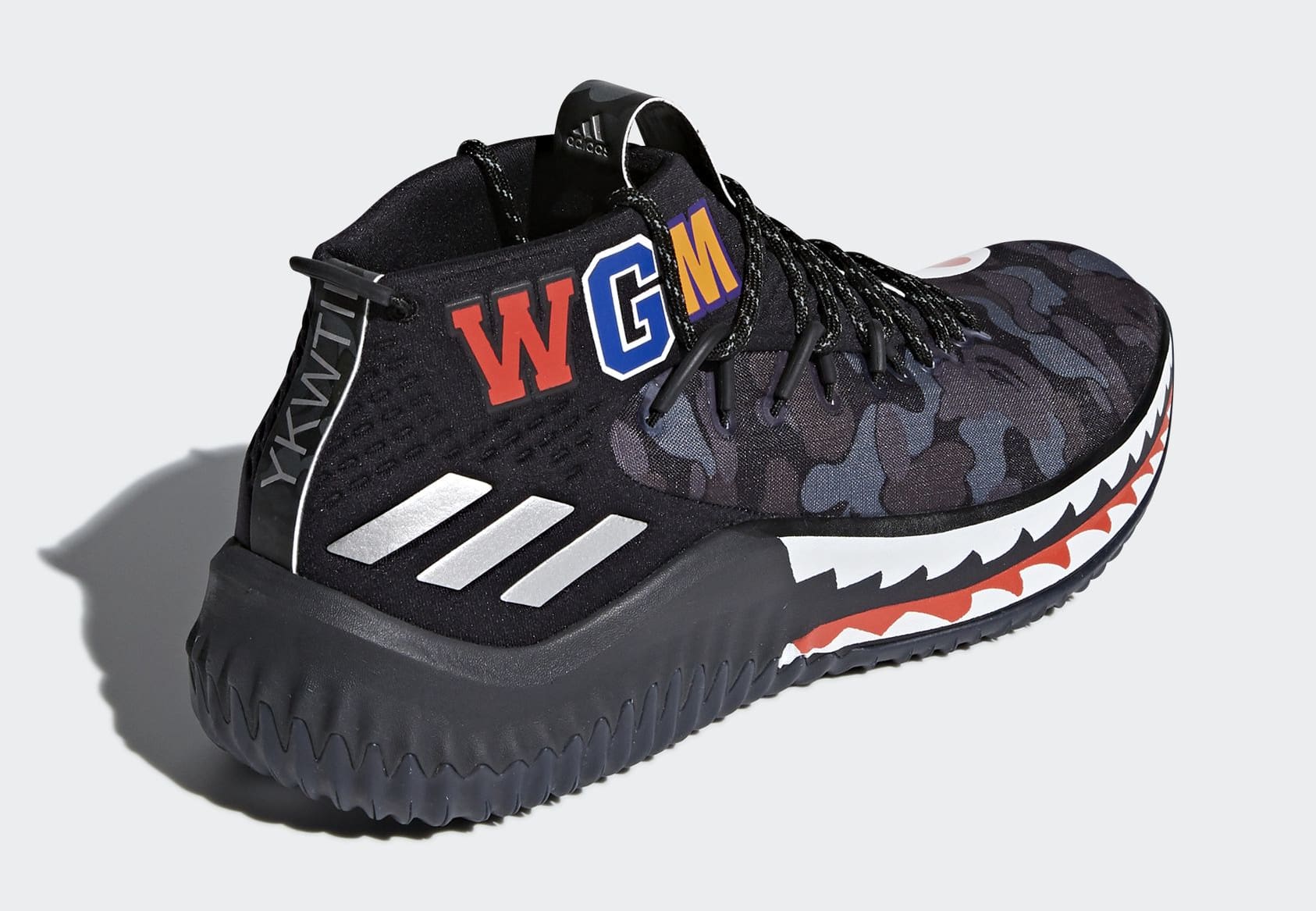 美品 ABATHINGAPE ADIDAS DAME 4 BAPE 25cm adidas Dame 4 A Bathing Ape Red Men's - AP9976 - US