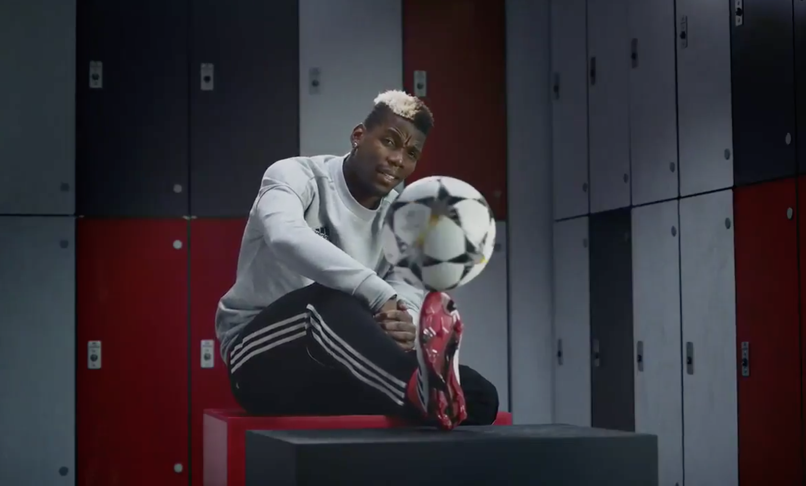 Paul Pogba's debut as (of a commercial)